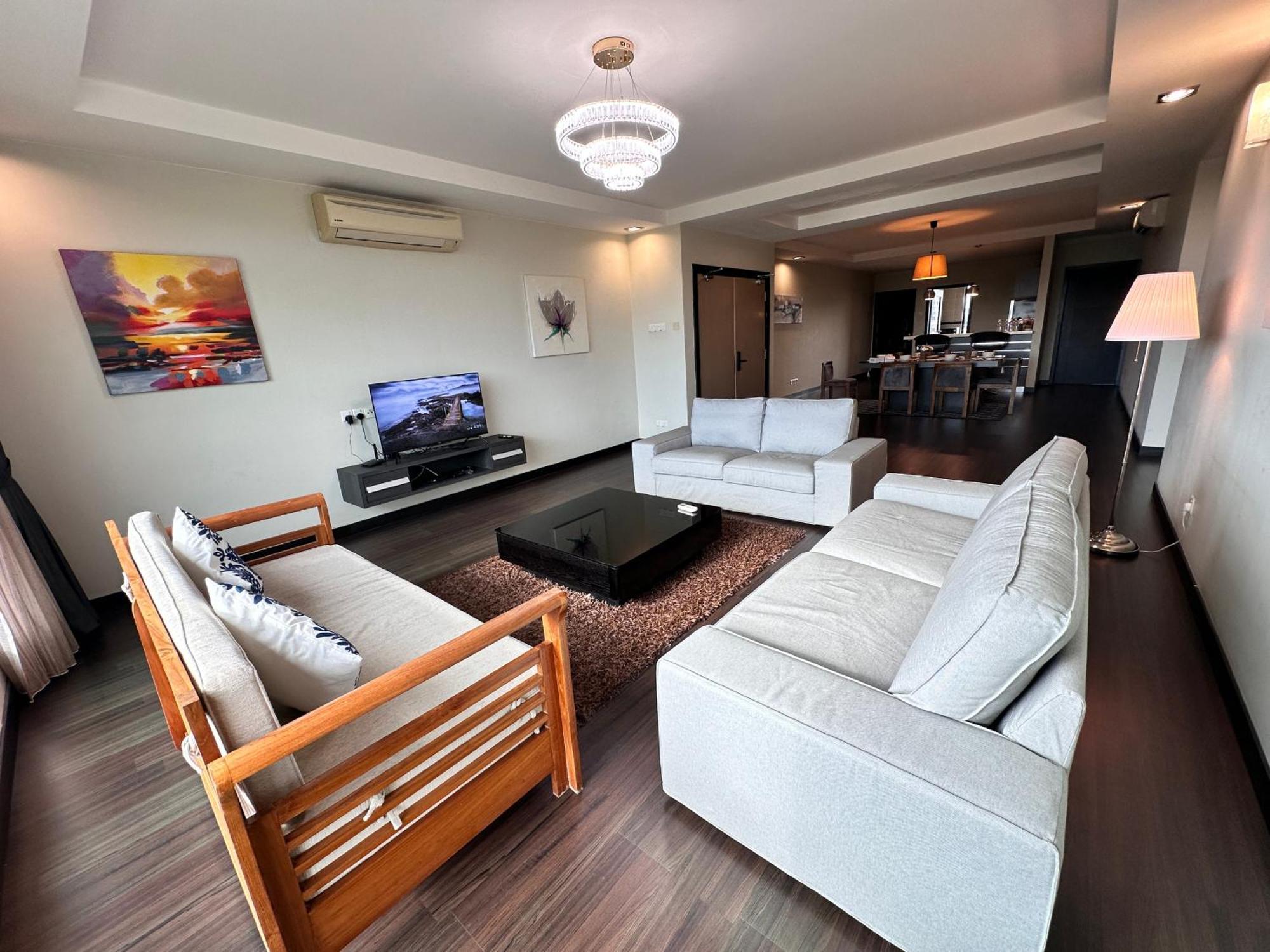 Aa Residen Luxury Condo Homestay 18Mins Walk Tanjung Aru Beach & Golf Course, Not Beach Side Resort Kota Kinabalu Kültér fotó